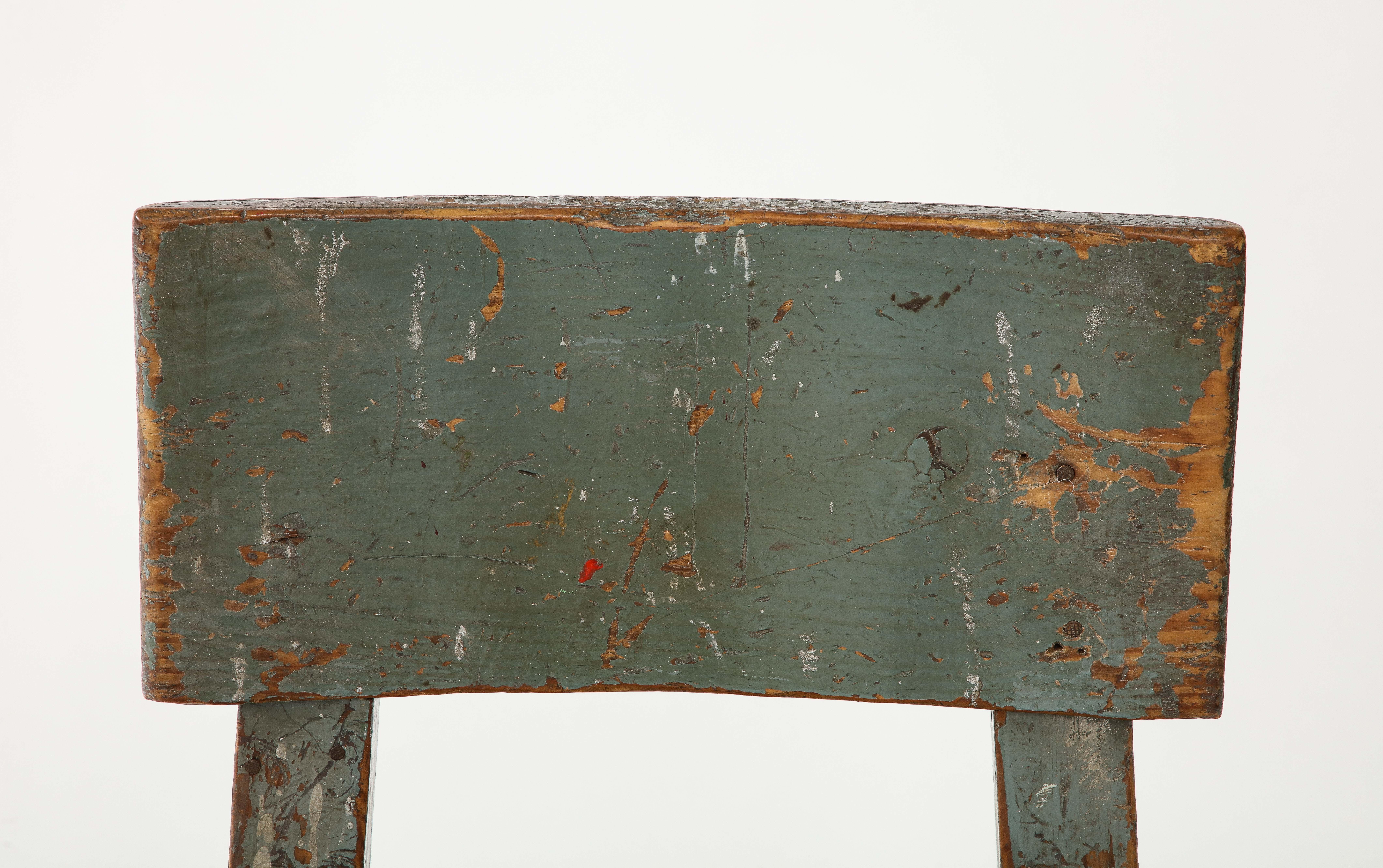 French Primitive Artist’s Chair, c. 1950 For Sale 5