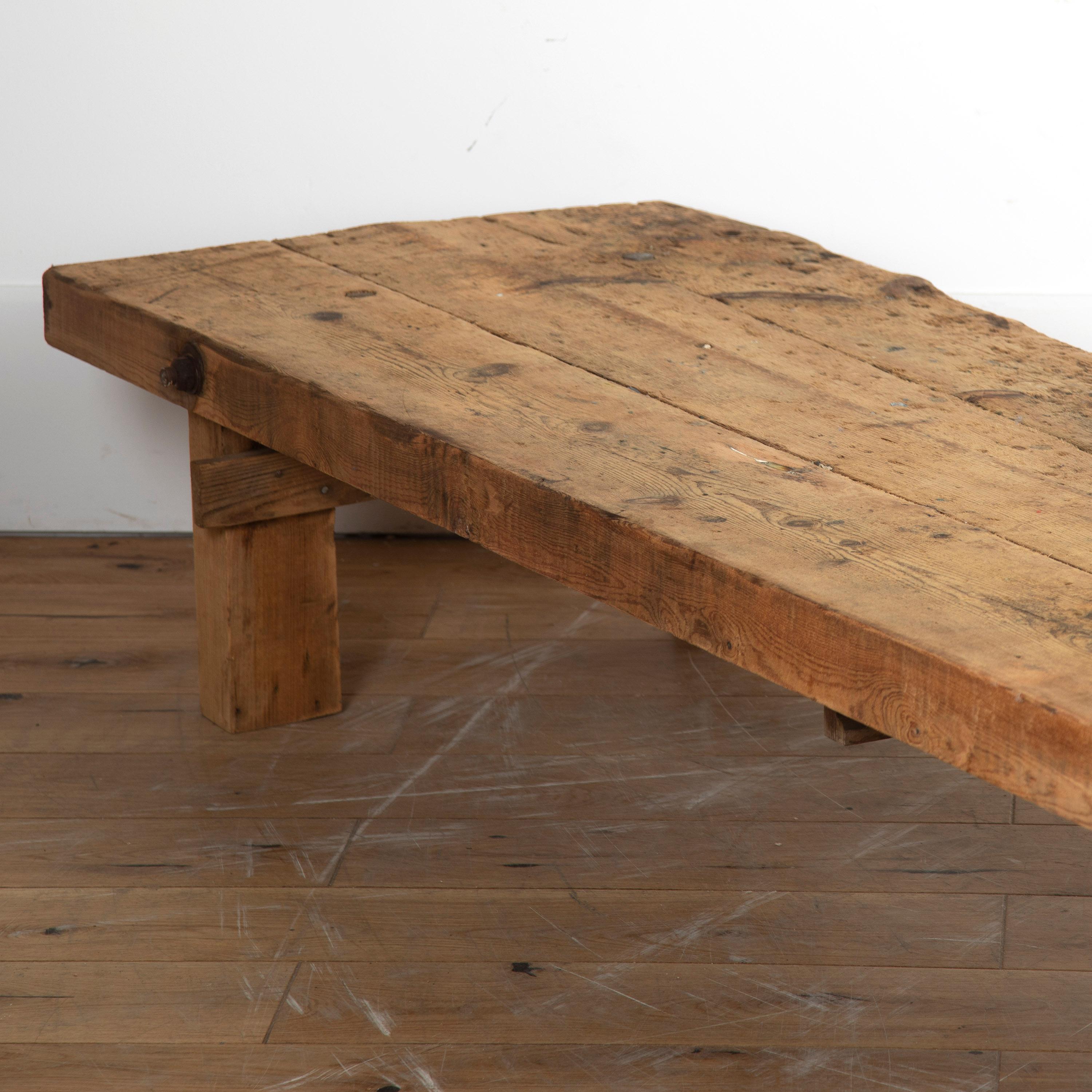 19th Century French Primitive Coffee Table