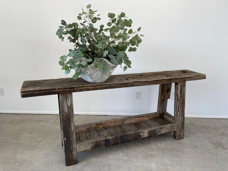 French Rustic Console at 1stDibs