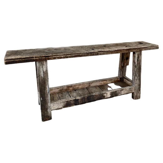 Freeze Grounds Stage French Rustic Console at 1stDibs