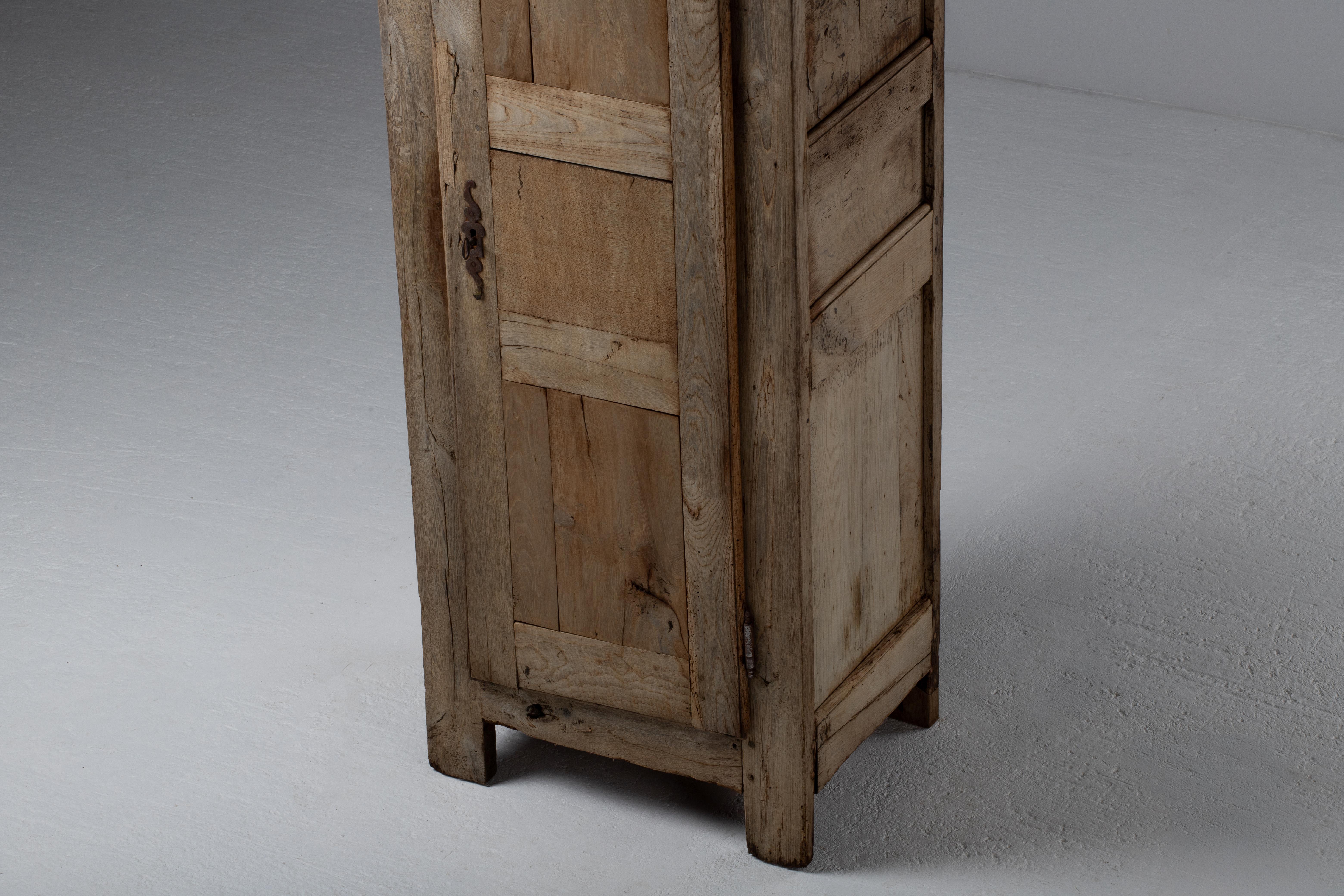 Armadio primitivo francese in Oak, XIX secolo in vendita 3