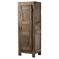 French Primitive Oak Cabinet, 19th Century