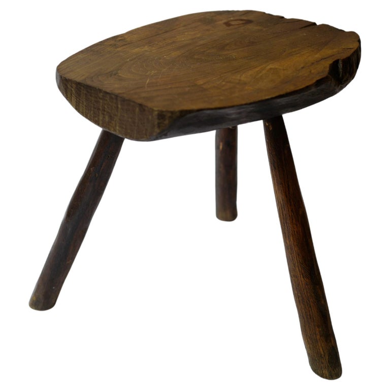 Primitive French Side Table or Stool Circa 1900 at 1stDibs