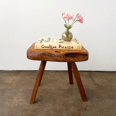 French Primitive Side Table or Stool