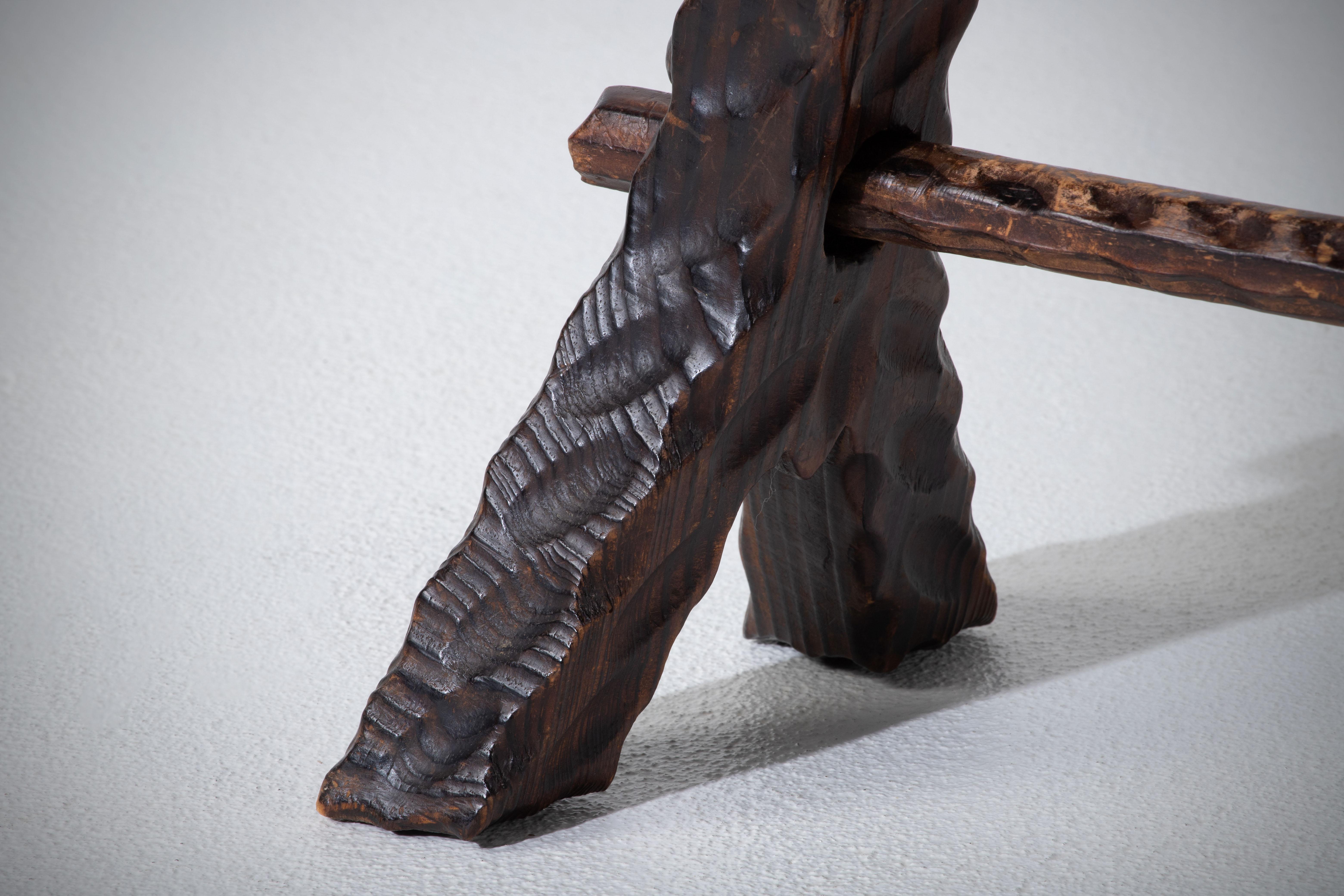 French Primitive Stool For Sale 2