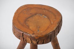 French Primitive Tripod Stool