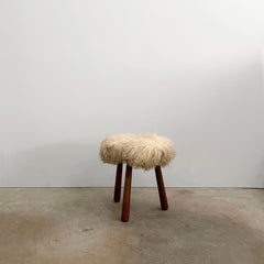 French Primitive Tripod Stool