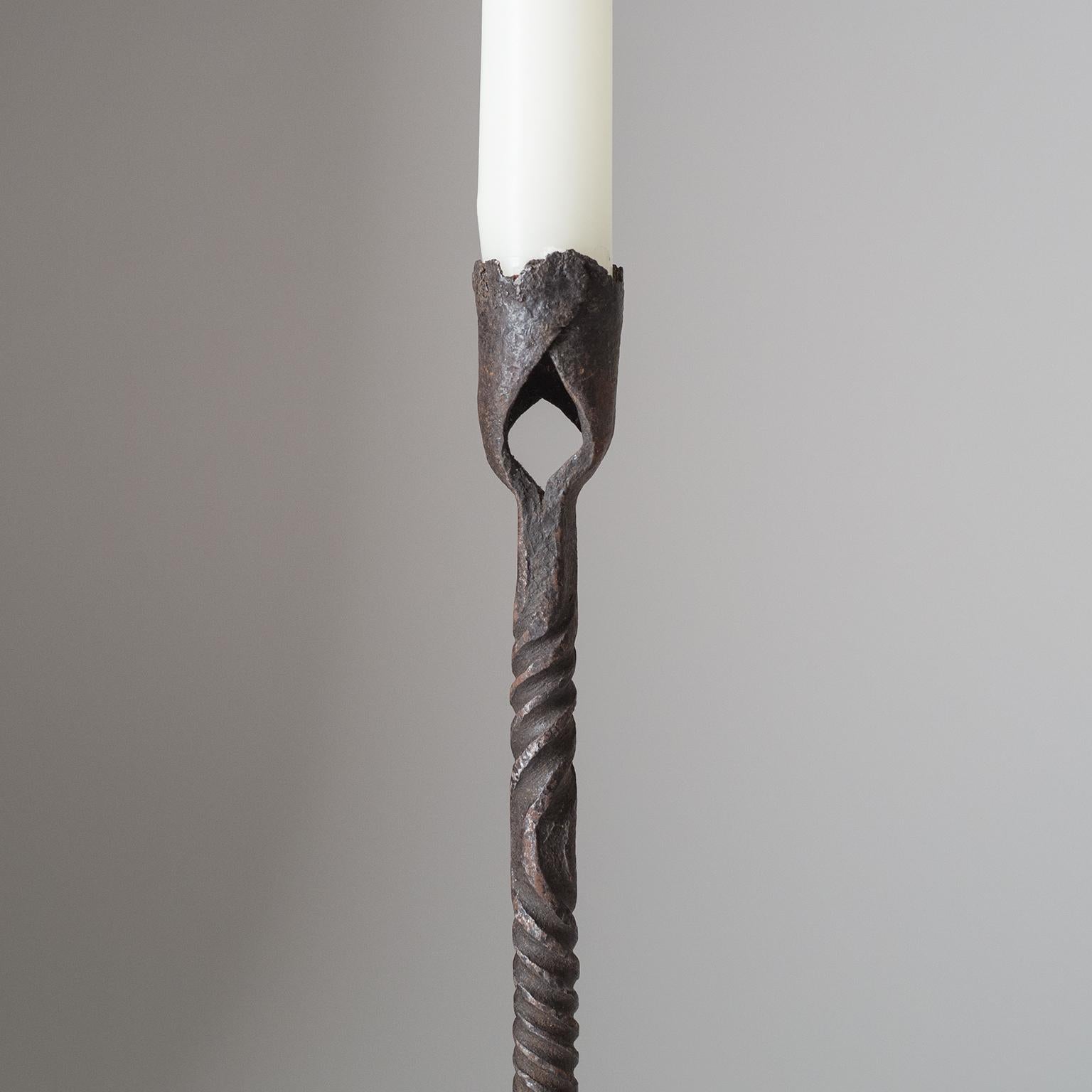 wrought iron candle holder