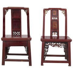 French Production, Pair of Fine Deco Chairs, 20th Century