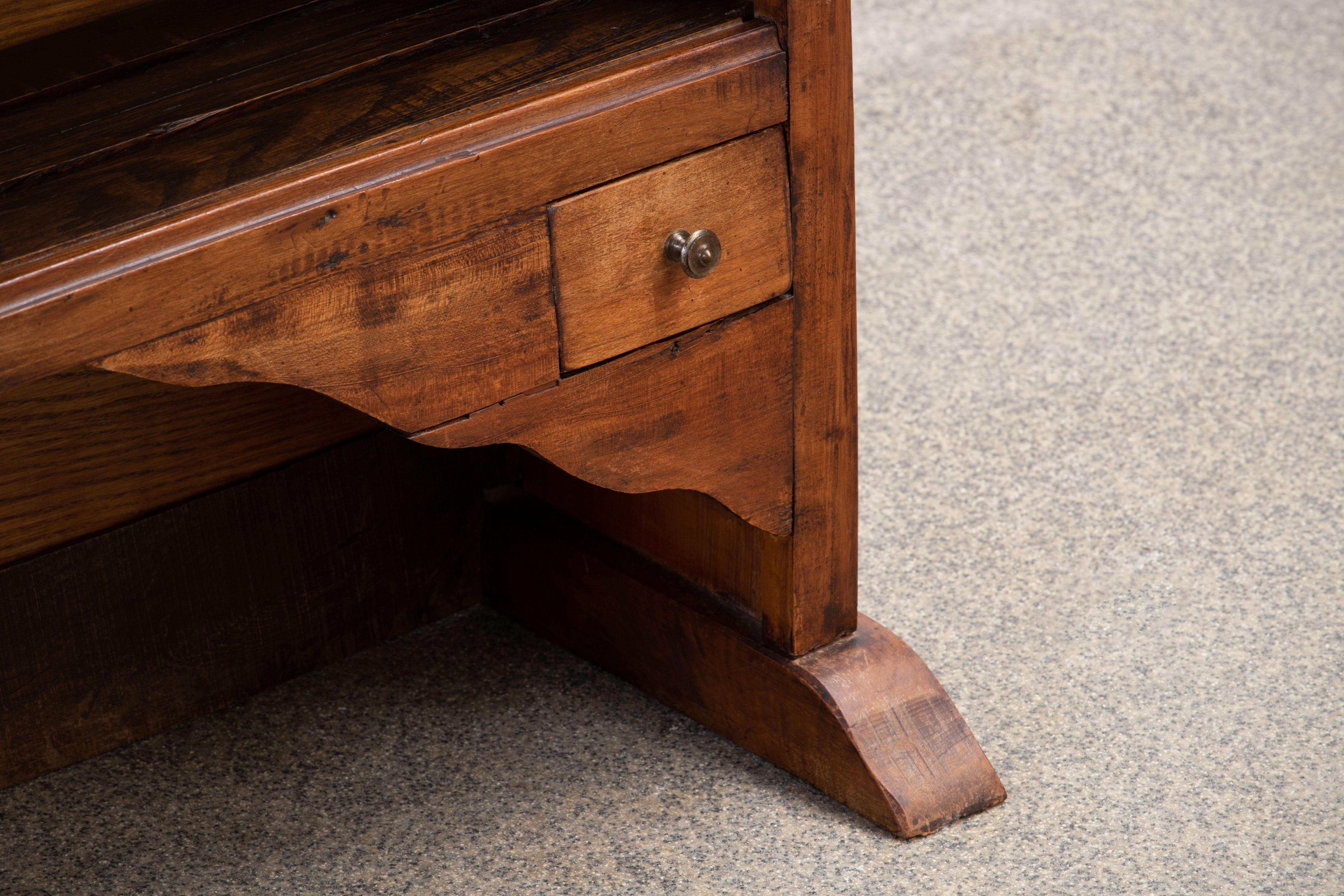 French Provencal Oak Cabinet Console 19th Century For Sale 2