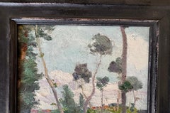 Peinture provençale à l'huile sur panneau