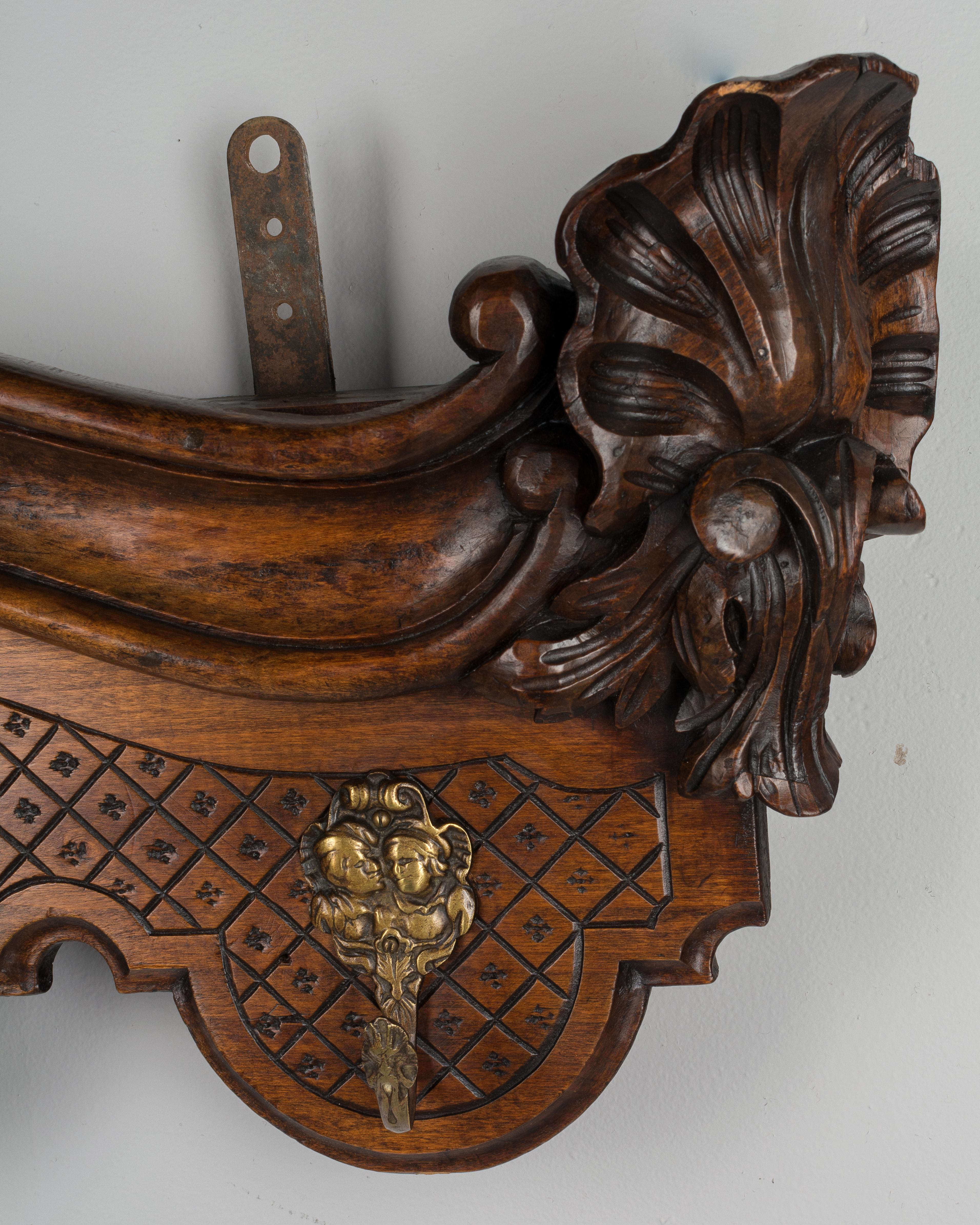 Hand-Carved French Provencal Potiere or Pot Rack