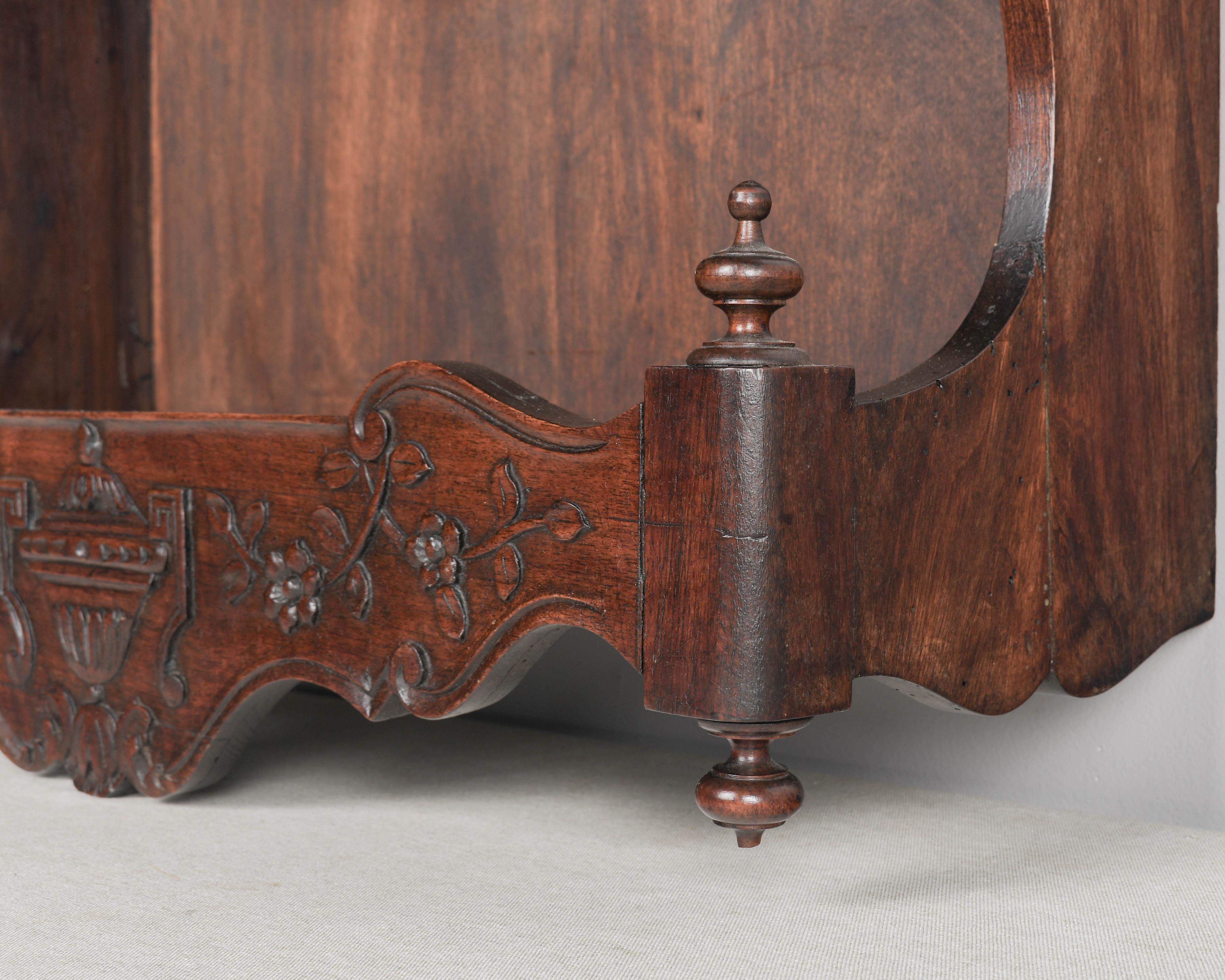 French Provençal Shelf or Plate Rack For Sale 7