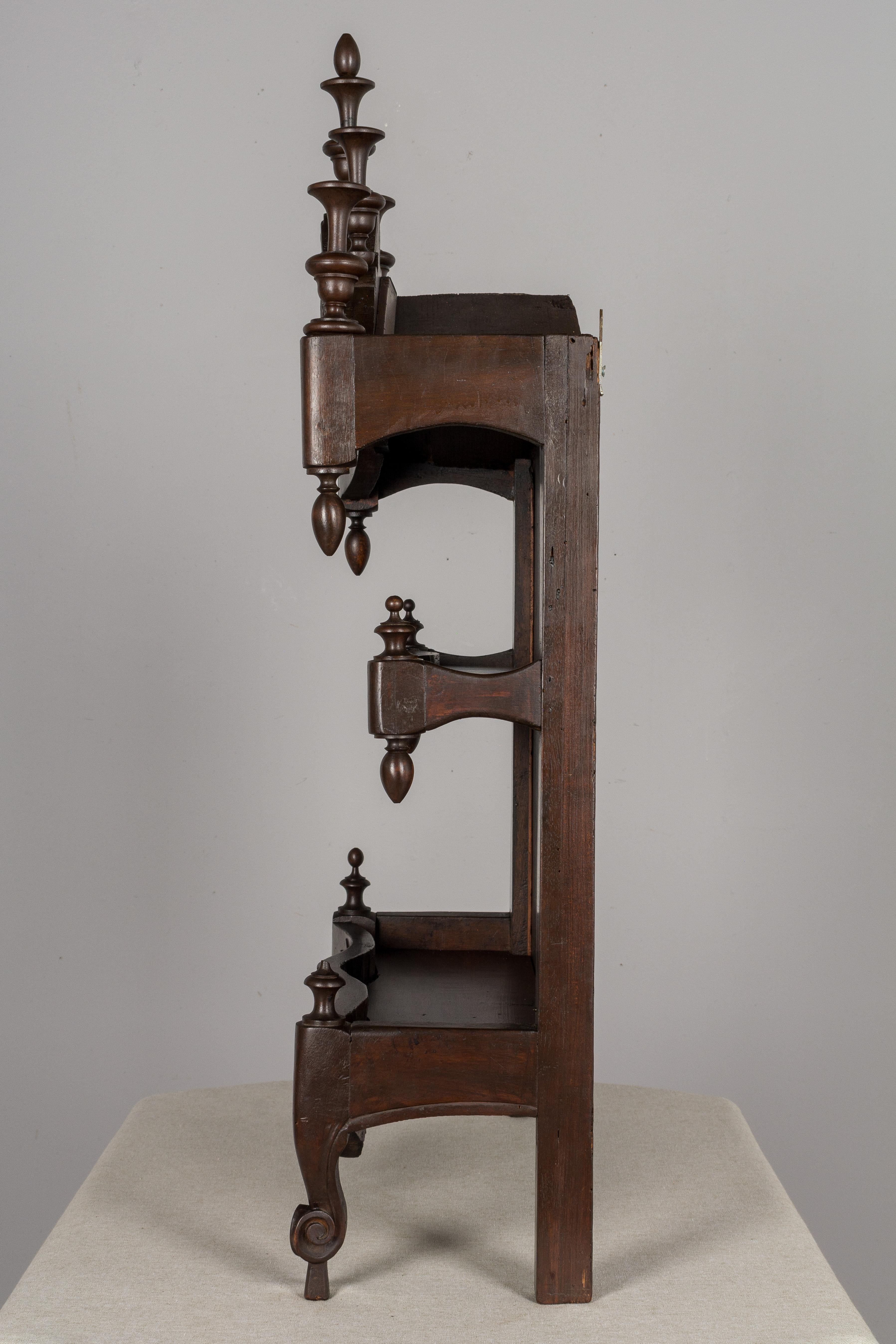 19th Century French Provençal Shelf or Plate Rack
