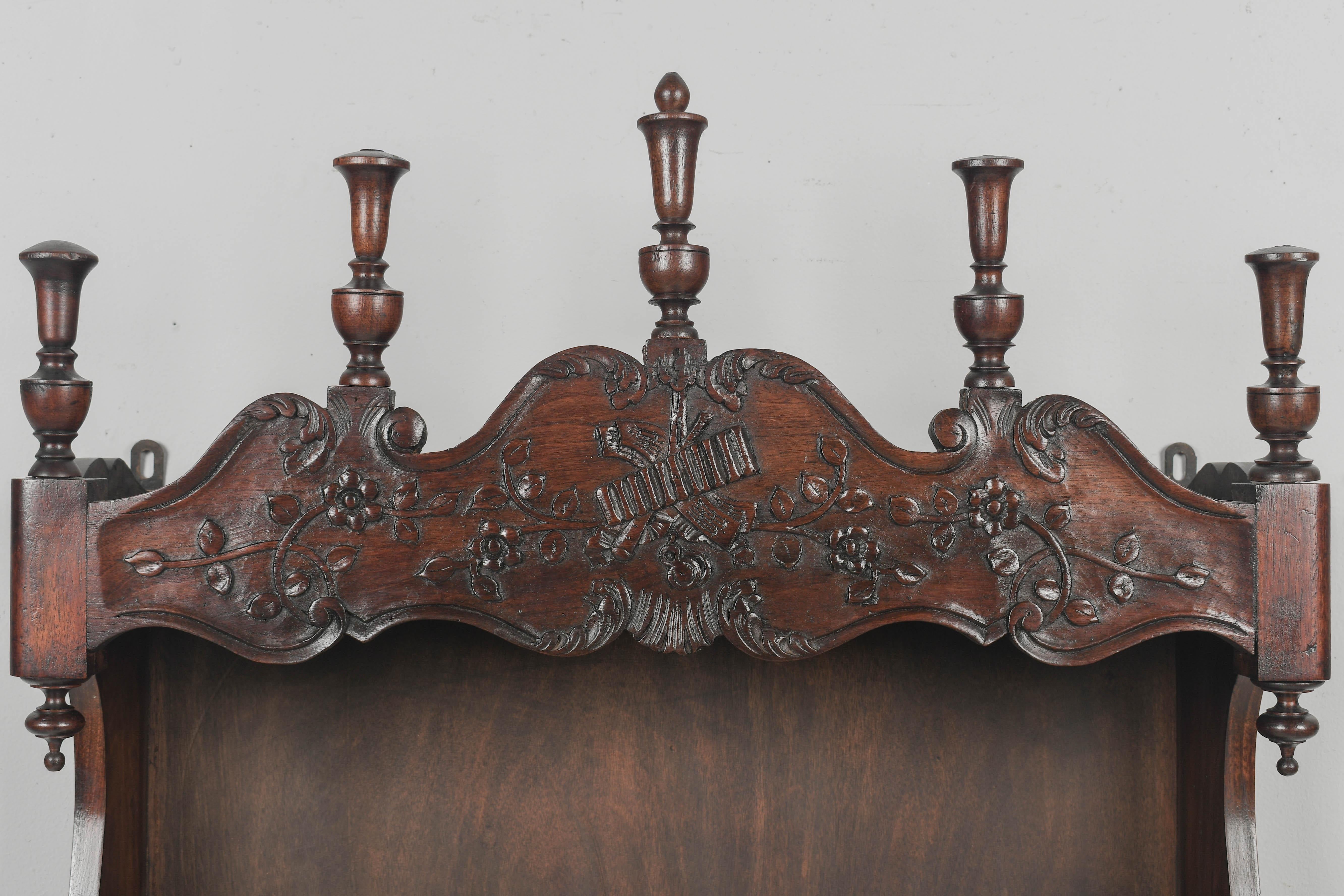 French Provençal Shelf or Plate Rack For Sale 1