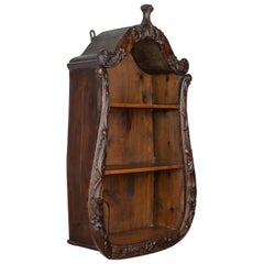 Antique French Provençal Wall Shelf