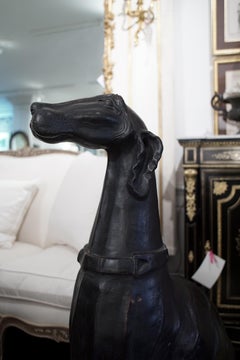 French Provence Large Terracotta Greyhound