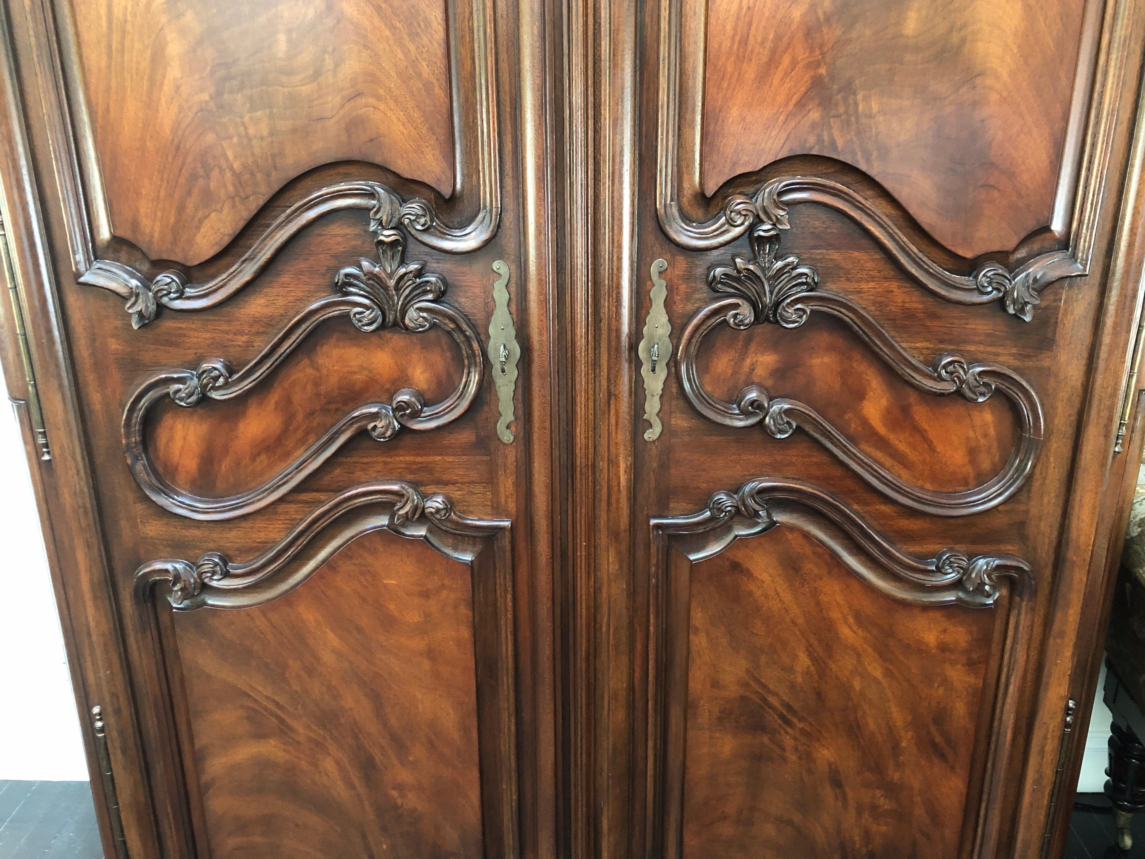 French Provencial style armoire by Ralph Lauren.