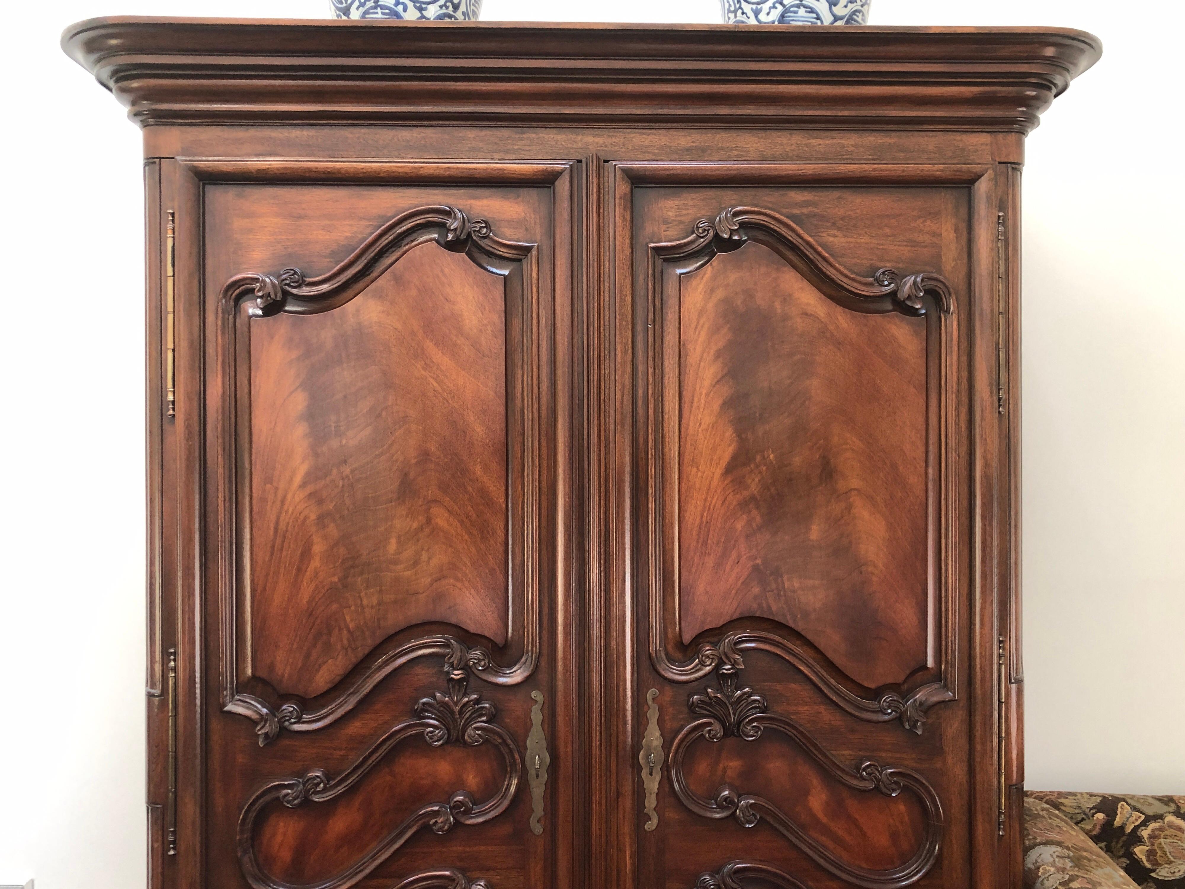 American French Provencial Style Armoire by Ralph Lauren
