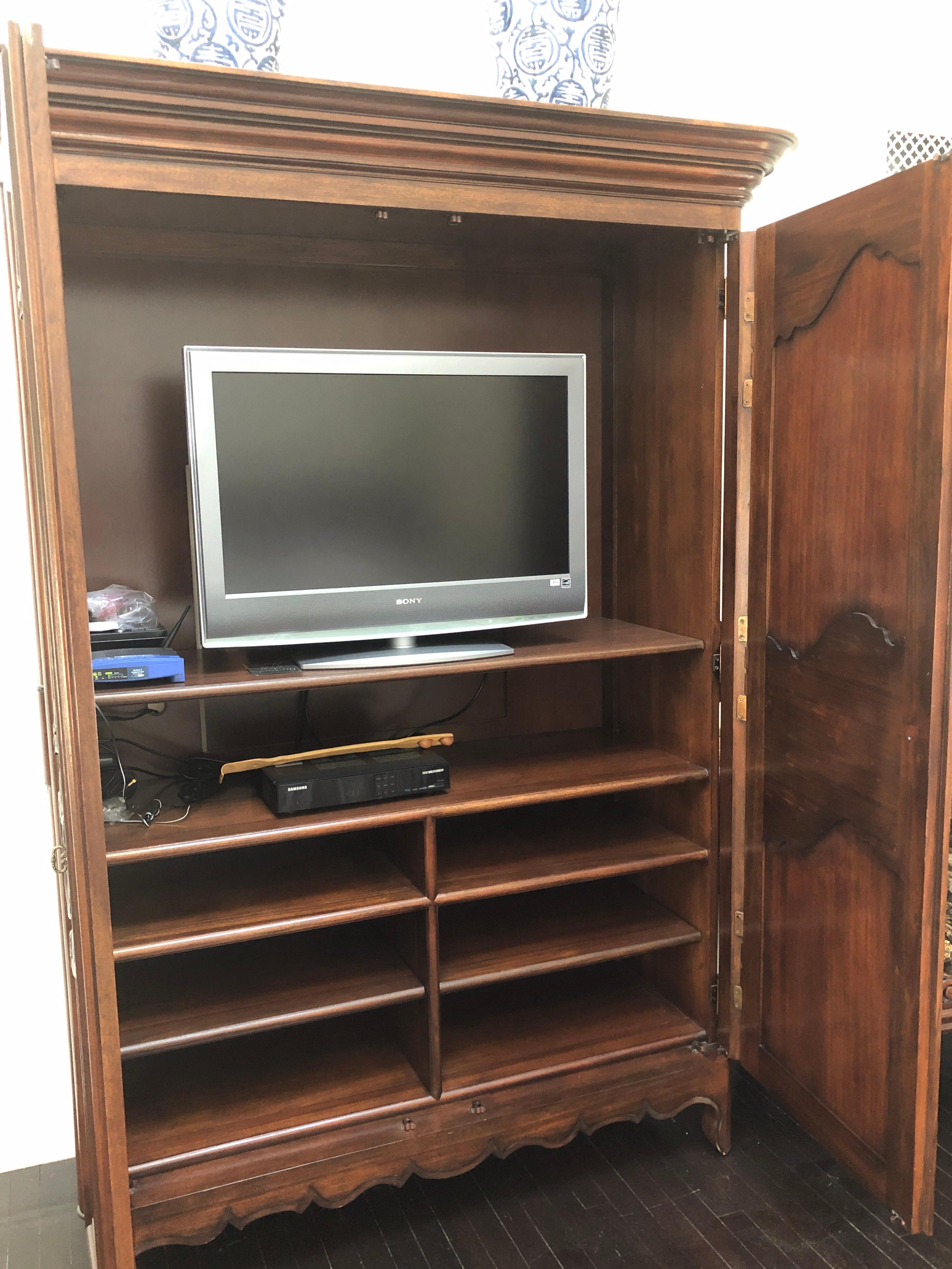 French Provencial Style Armoire by Ralph Lauren In Good Condition In Southampton, NY