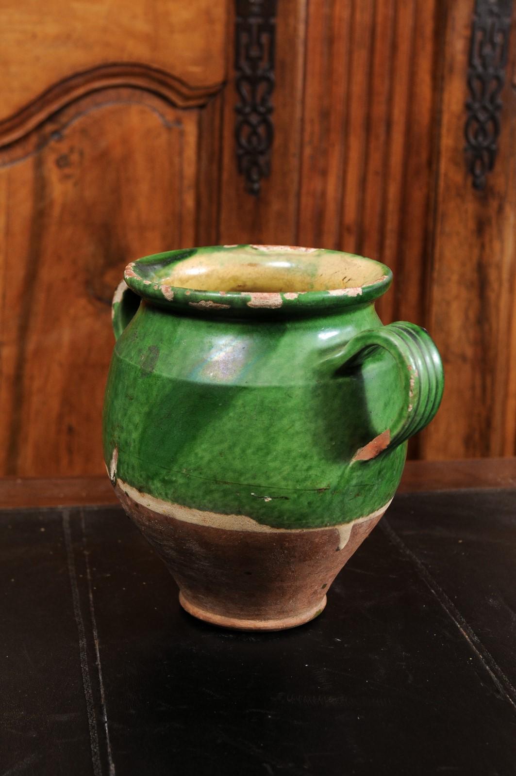 green confit pot