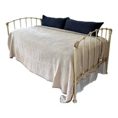 French Provincial 19th Century Style Iron Daybed or Single Bed