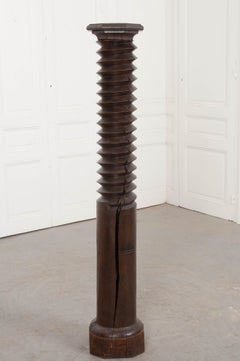 French Provincial 19th Century Wine Press Screw