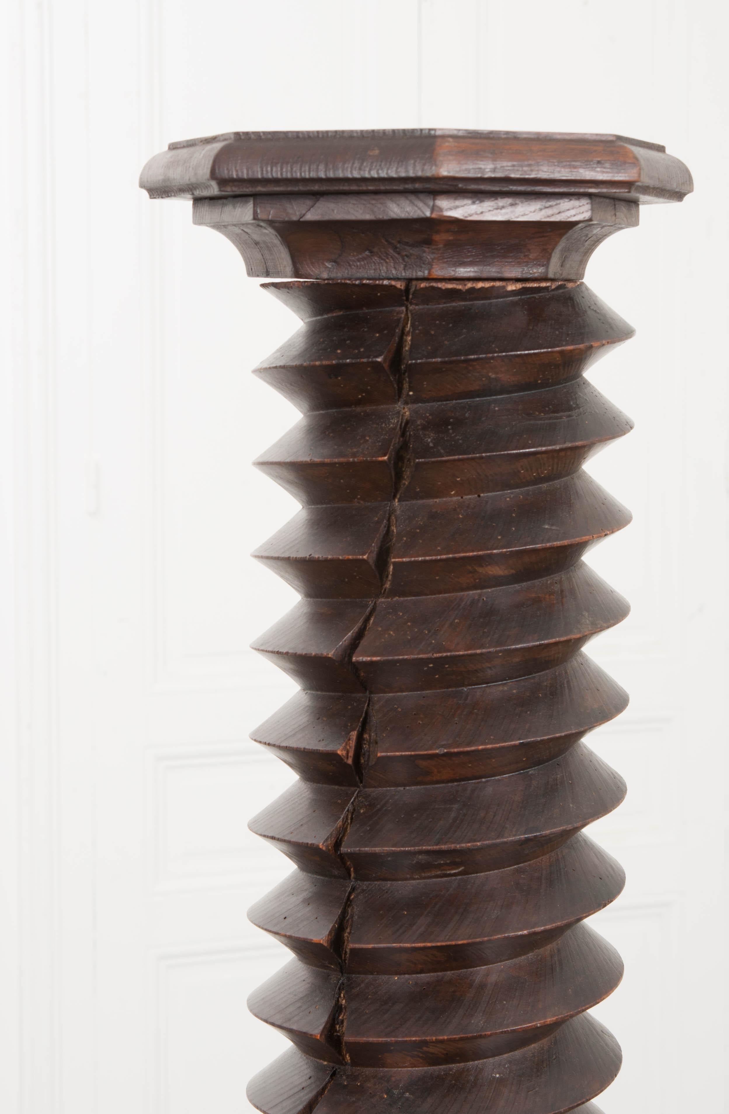 French Provincial 19th Century Wine Press Screw 3