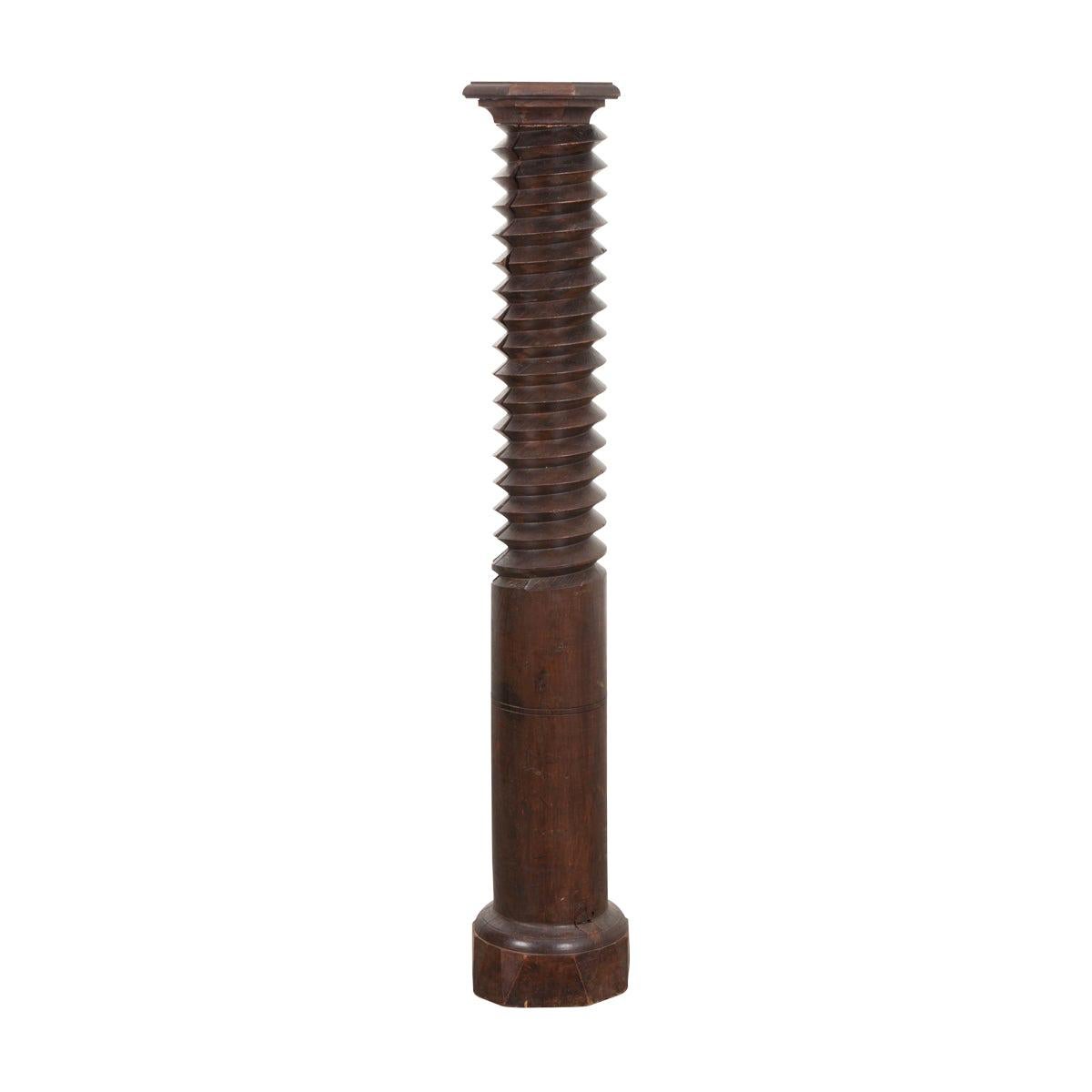 French Provincial 19th Century Wine Press Screw