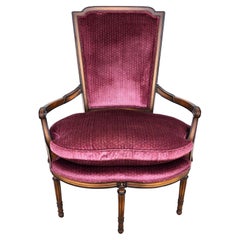 French Provincial Accent Armchair Oversized by Daniel Jones New York