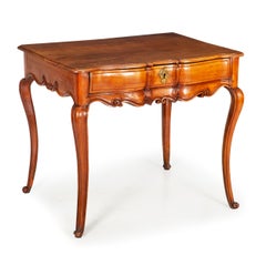 French Provincial Antique Cherrywood Writing Table, mid-18th century