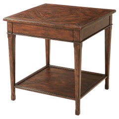 French Provincial Antiqued End Table