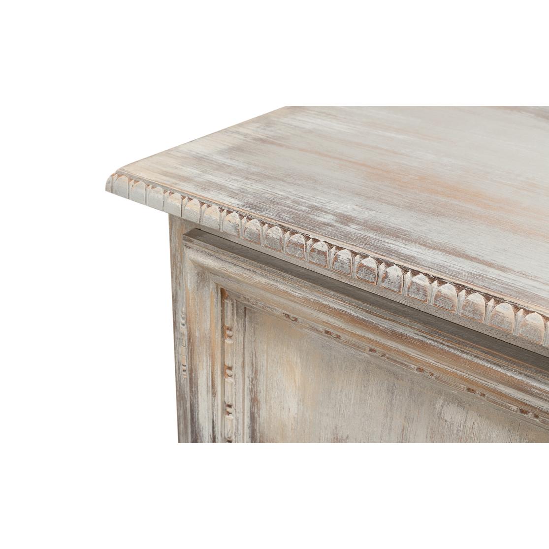 French Provincial Antiqued Side Cabinet For Sale 2