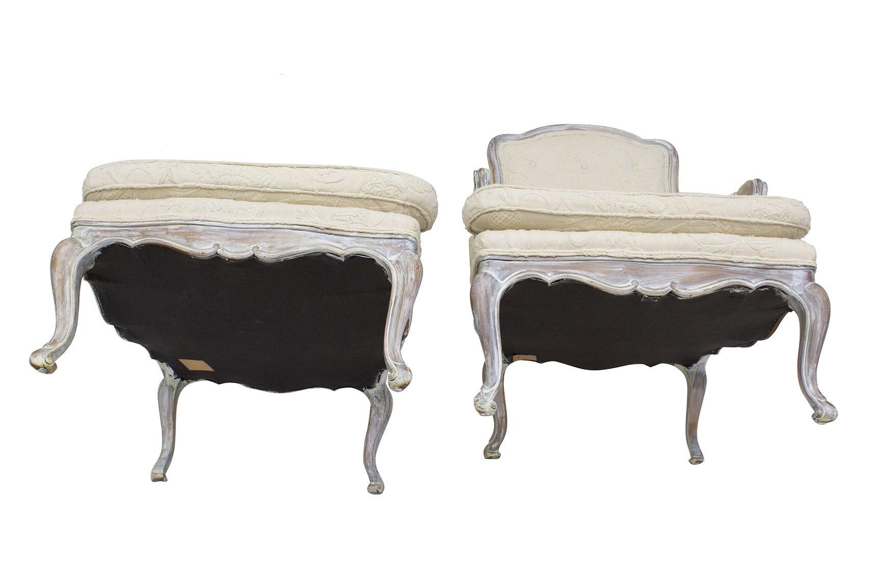 French Provincial Armchairs by John Widdicomb, a Pair For Sale 5