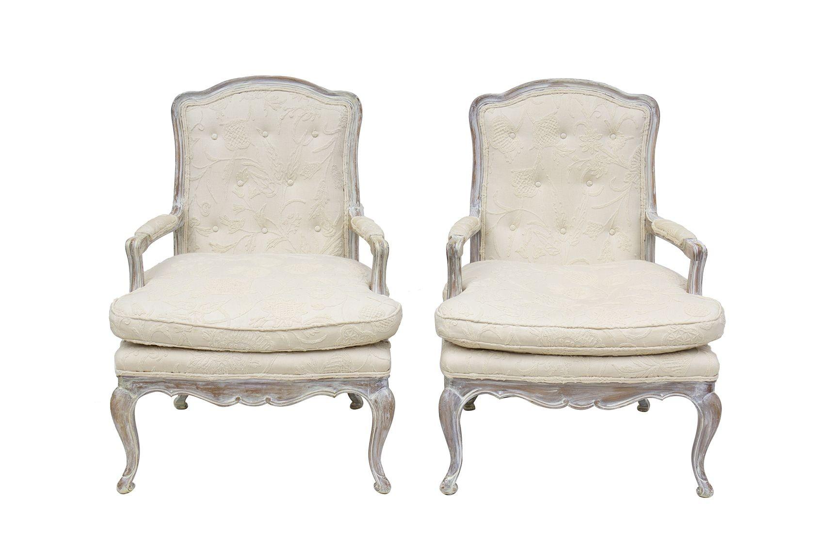 French Provincial Armchairs by John Widdicomb, a Pair For Sale 1