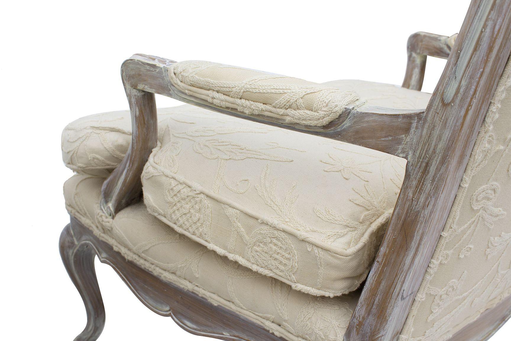 French Provincial Armchairs by John a Pair For Sale at 1stDibs