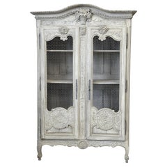 Antique French Provincial Armoire, 19th Century