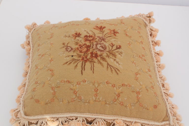 French Provincial Aubusson Style Throw Pillow For Sale At 1stdibs