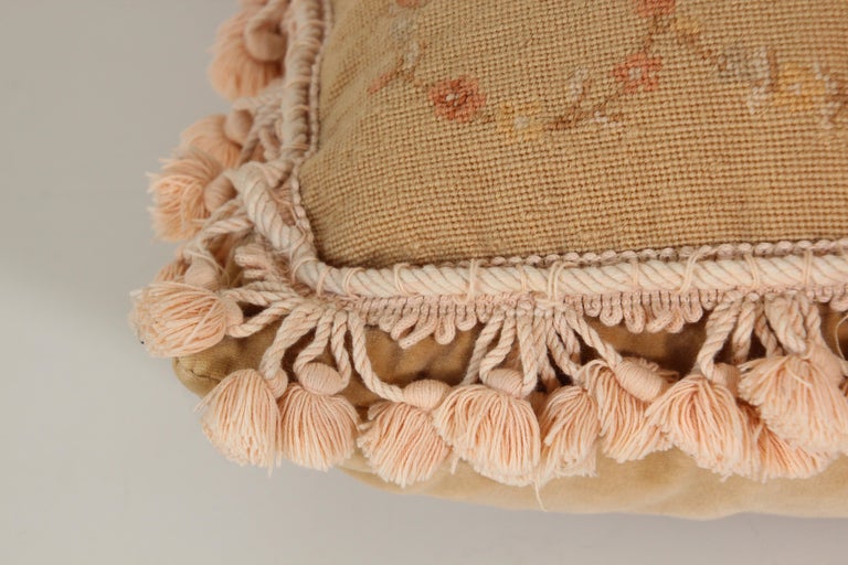 French Provincial Aubusson Style Throw Pillow For Sale at ...