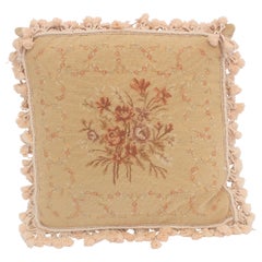 French Provincial Aubusson Style Throw Pillow