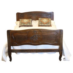 Antique French Provincial Bed, WD25