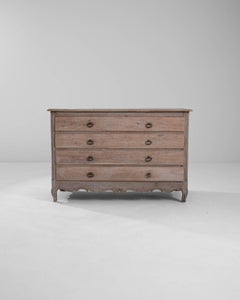 French Provincial Bleached Oak Drawer Chest