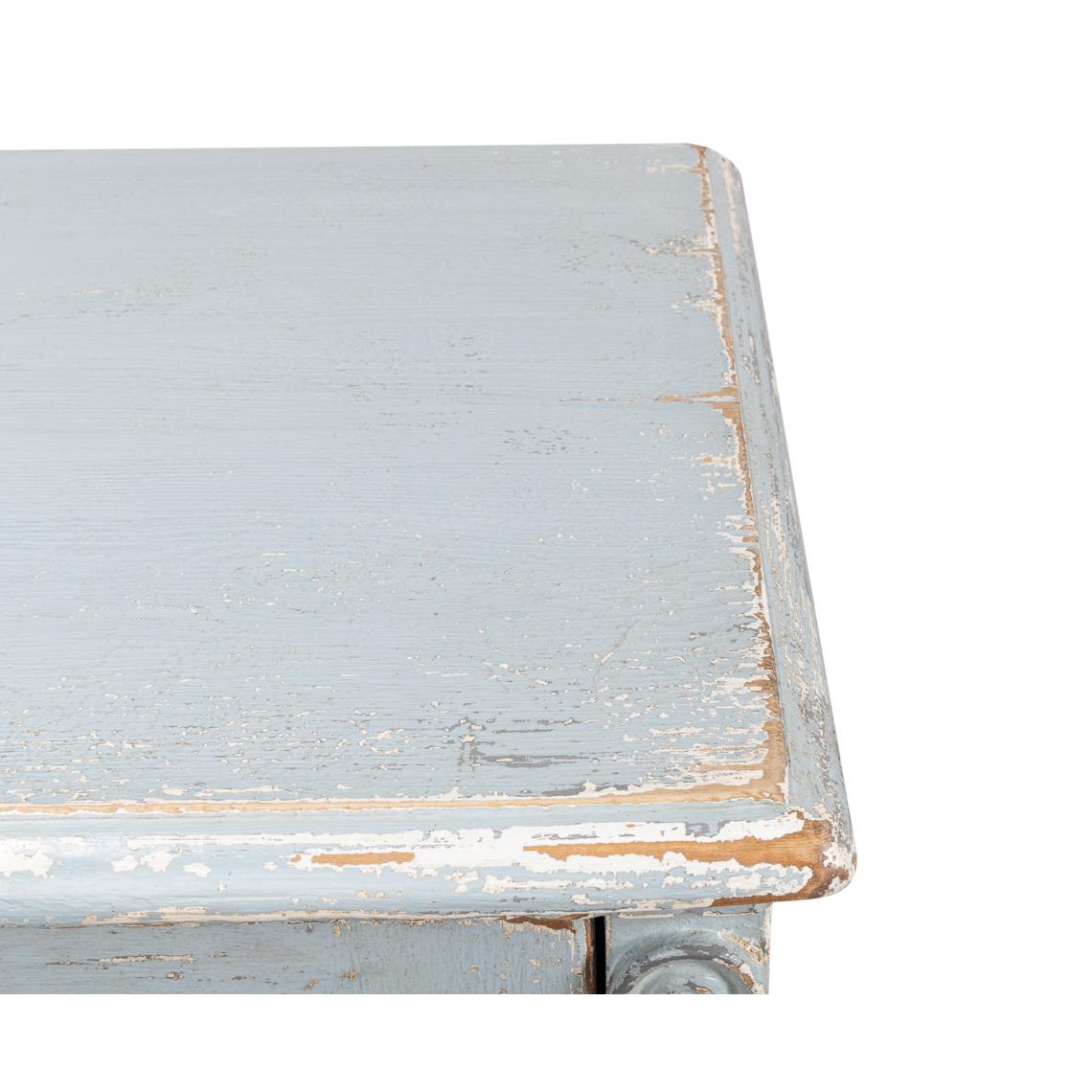 Französisches Provinzial-Sideboard mit blauer Bemalung im Zustand „Neu“ im Angebot in Westwood, NJ