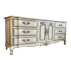 French Provincial Bombe Dresser by White Furniture