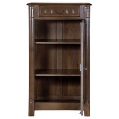 French provincial bonnetiere Cupboard in solid oak wood
