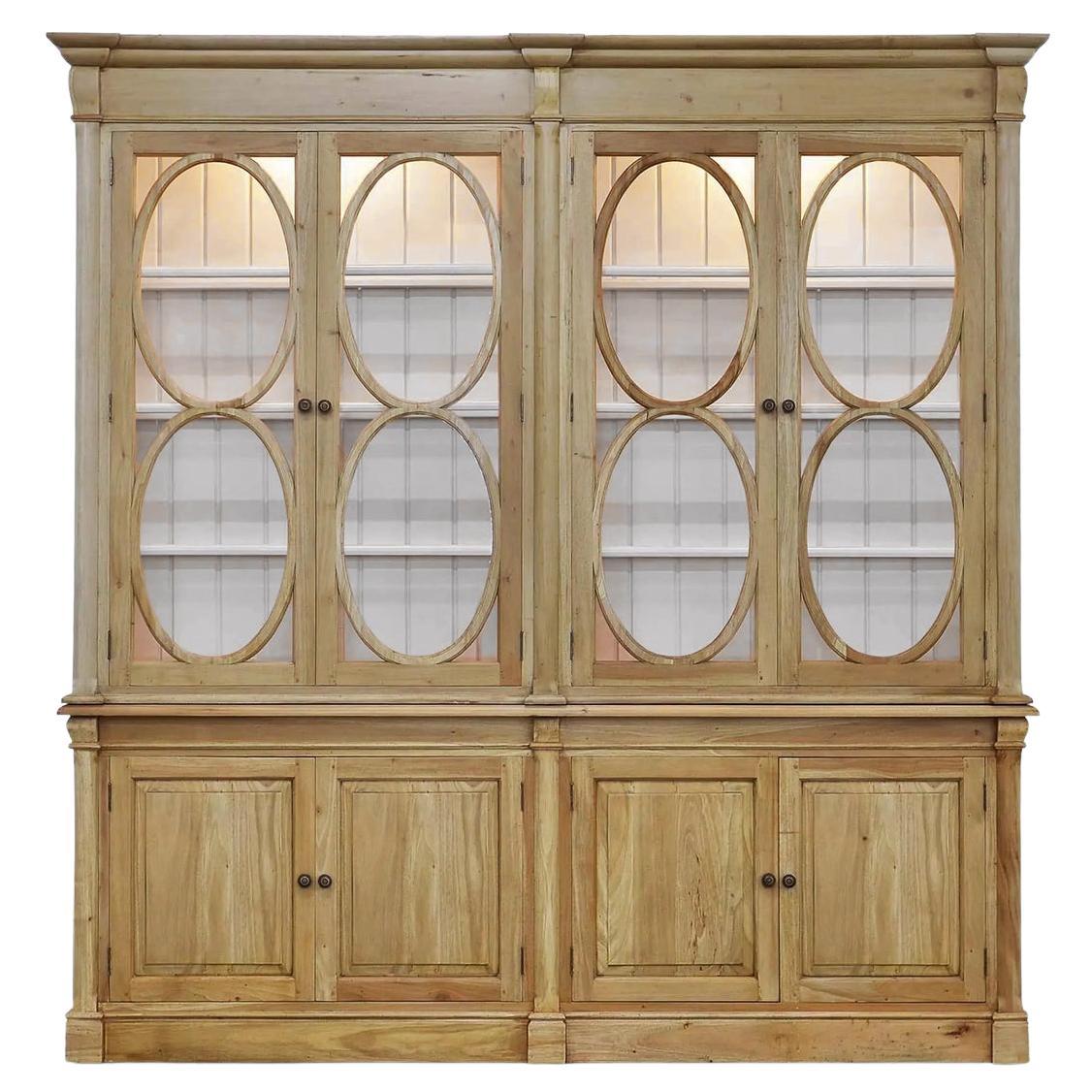 French Provincial Bookcase - Fruitwood