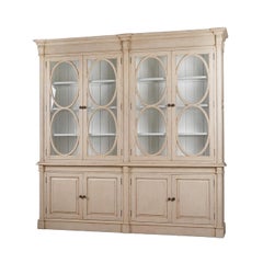 French Provincial Bookcase - Vintage Cream