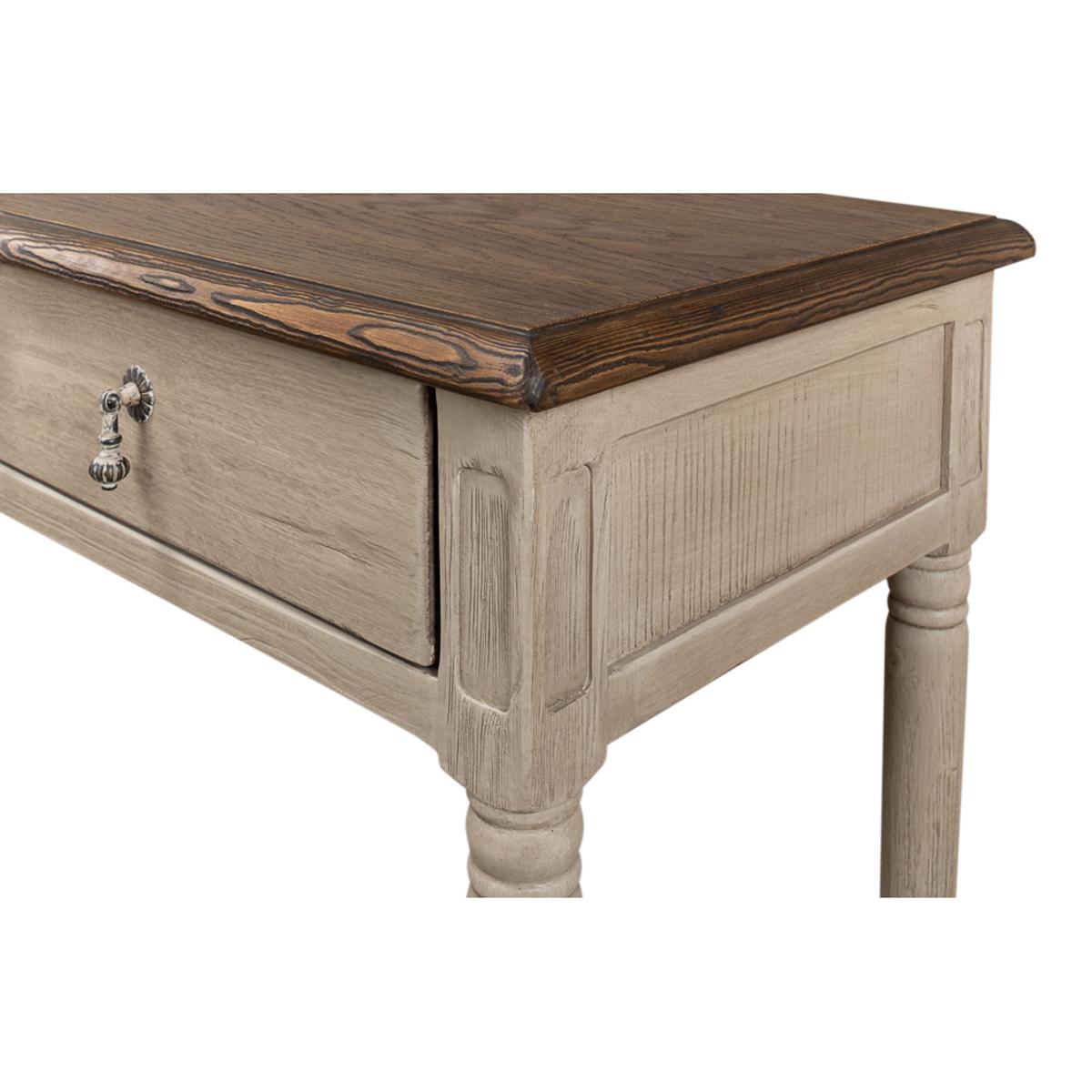 French Provincial Breakfront Console Table 1