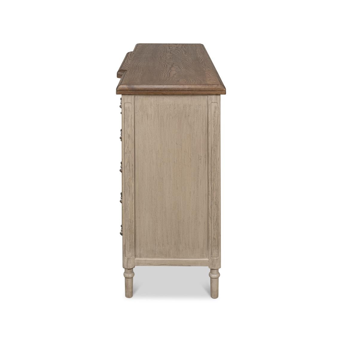 Legno Credenza provinciale con ante a ribalta in vendita