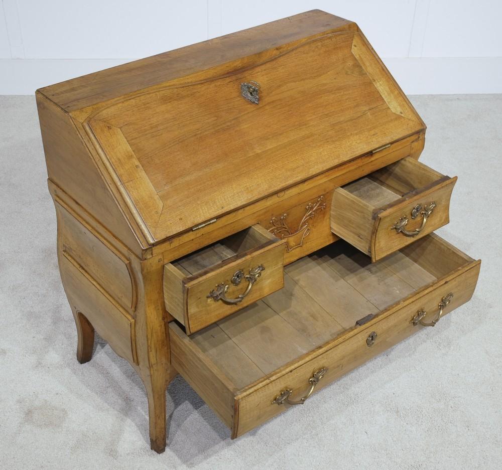 French Provincial Bureau Desk Cherry Wood Ssh Secret Compartment For Sale 1